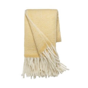 CozyLiving Decke Mathea Vintage Yellow