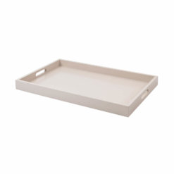Broste Tablett Rechteckig Hellgrau L