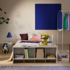 Broste Tablett Rechteckig Hellgrau