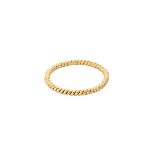 Pernille Corydon Ring Twisted Golden