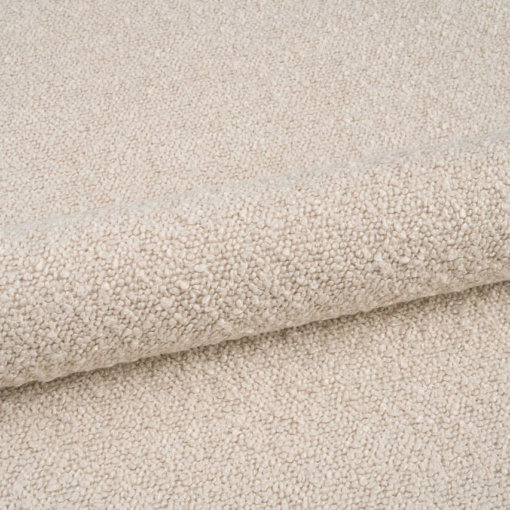 366 Stoff Fabric Boucle Creme