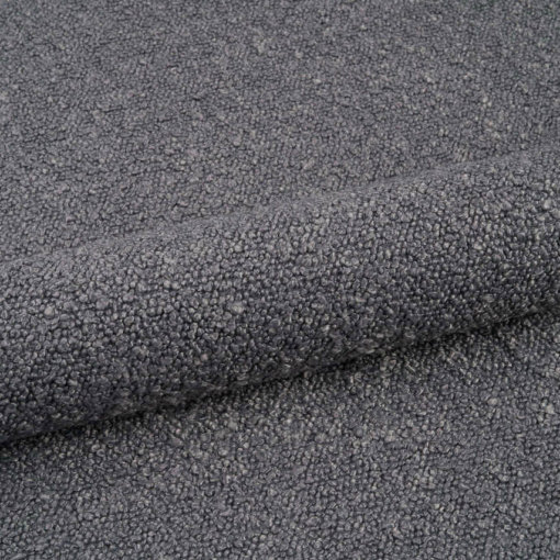 366 Stoff Fabric Boucle Graphite