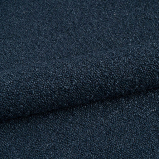 366 Stoff Fabric Boucle Indigo