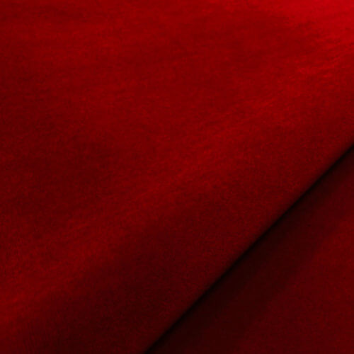 366 Stoff Fabric Velvet Red Brick
