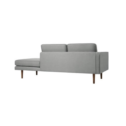 Broste Wind Chaiselong Tweed Grau