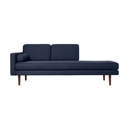 Broste Wind Chaiselong Tweed Navy