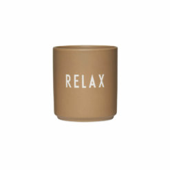 Design Letters Favourite Cup RELAX Camel