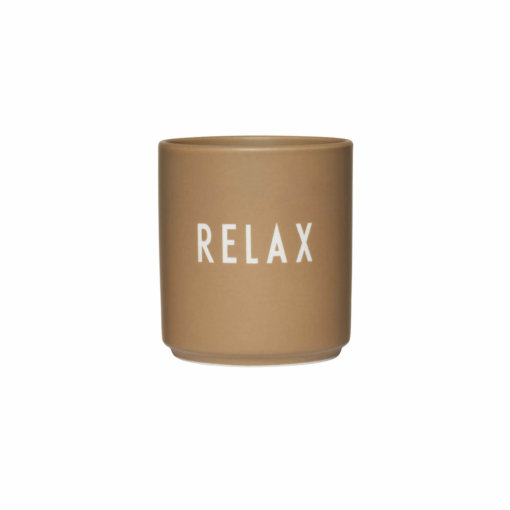 Design Letters Favourite Cup RELAX Camel