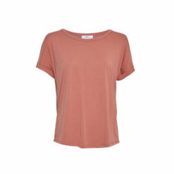 Moss Copenhagen Modal-Shirt Brick Dust