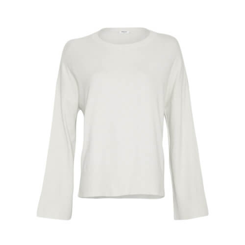 Moss Copenhagen Ecovero-Pullover Egret