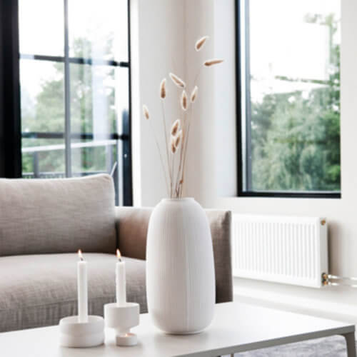Storefactory Vase Aby Weiß XL