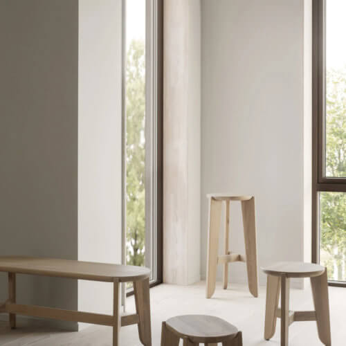 Blomus Sitzhocker Eli Eiche und andere