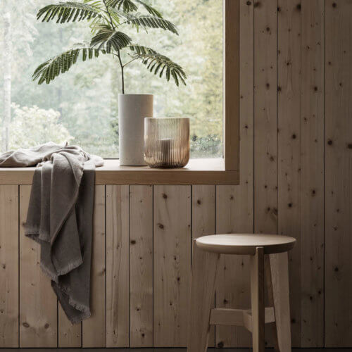 Blomus Sitzhocker Eli Eiche Mood Detaik