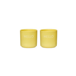 Design Letters Eierbecher HELLO Gelb