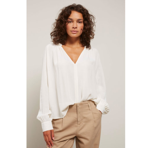 YAYA Viskose-Shirt Star White