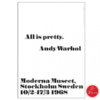 Andy Warhol Poster All is pretty 2. Wahl