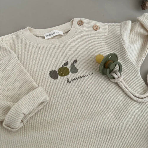 Guapoo Waffle-Shirt Fruits Oat