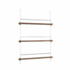 Moebe Shelving System Magazinregal MS.115.1 Dunkle Eiche/Weiß
