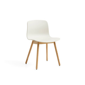 HAY About A Chair AAC 12 mit Untergestell Eiche lackiert in Melange Cream 2.0