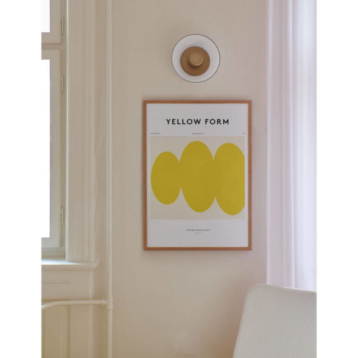 Emma Lawrenson Poster Yellow Form 30 x 40 cm Mood