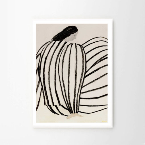 Sofia Lind Poster You gerahmt weiß