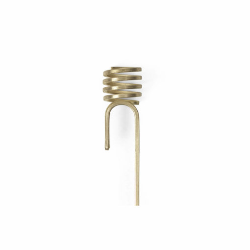 ferm 4er-Set Forest Weihnachtsbaumkerzenhalter Messing