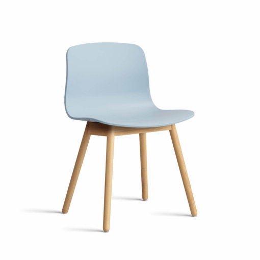 HAY About A Chair AAC 12 Eiche Slate Blue Shell