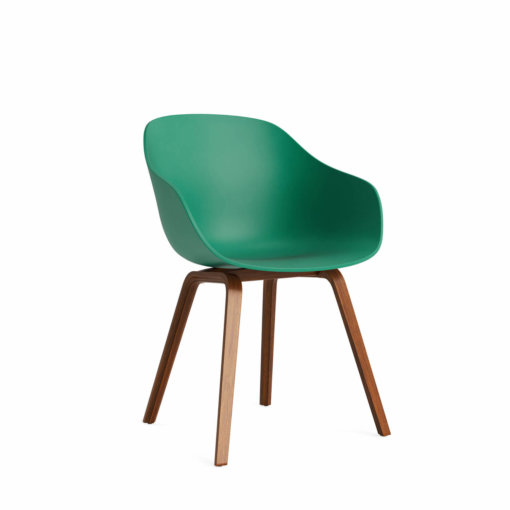 HAY About A Chair AAC 222 Walnuss Teal Green