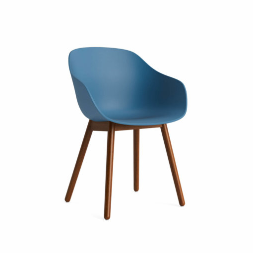 HAY About A Chair AAC 212 Walnuss Azure Blue Shell