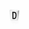 Design Letters Kinderbecher D Weiß