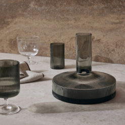 ferm Ripple Weinkaraffe Smoke Mood