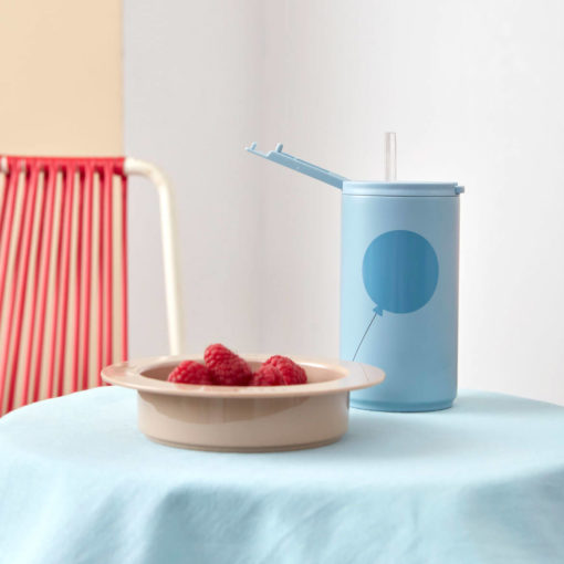 Design Letters Kids Thermo Cup Blau