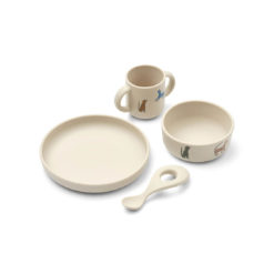 LIEWOOD Silikon-Geschirr Leopard