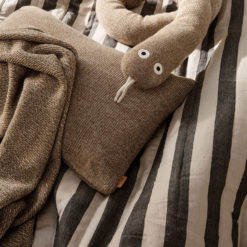 ferm living Merino Wolldecke Roy Braun