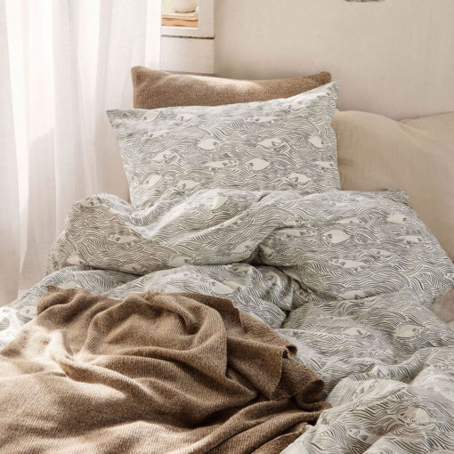 ferm living Merino Wolldecke Roy Braun