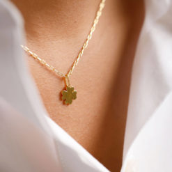 Design Letters Anhänger Kleeblatt Mood