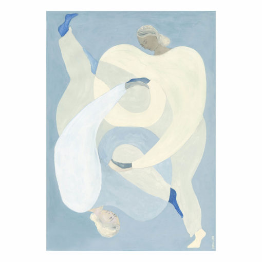 Sofia Lind Poster Hold You Blue 50 x 70 cm