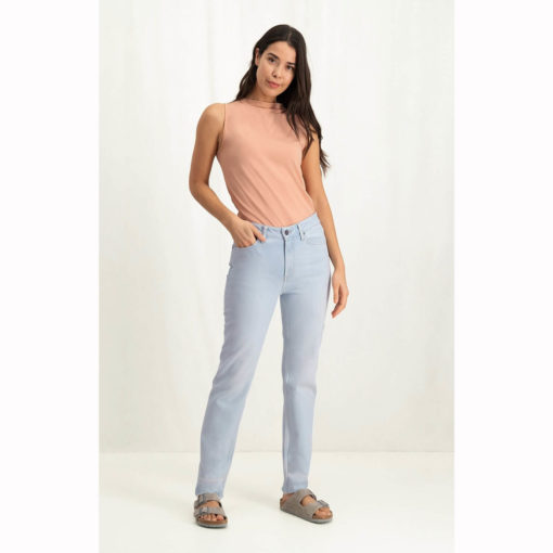 YAYA Straight Denim Hellblau