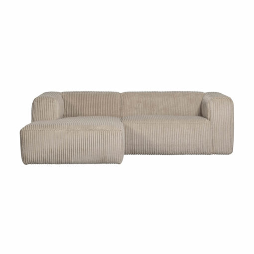 Cord-Sofa 3-Sitzer Greige