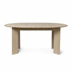 ferm LIVING Bevel Table Buche mit Ausziehfunktion Variante A