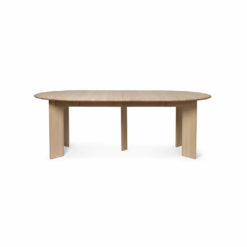 ferm LIVING Bevel Table Buche mit Ausziehfunktion Variante B (2 Platten)