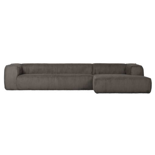 Cord-Sofa Chaiselongue L Rechts Terrazzo Front