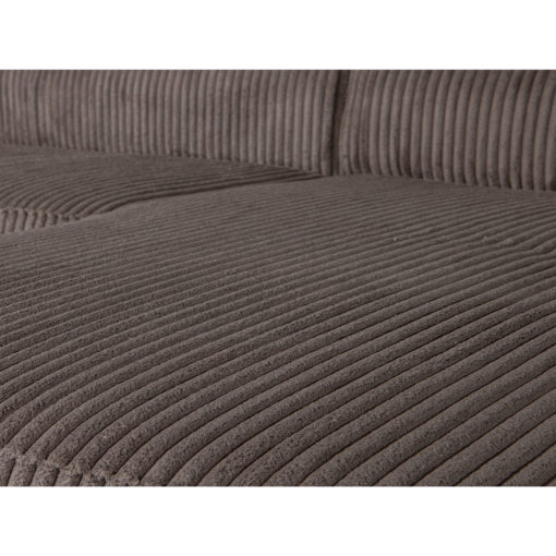 Cord-Sofa Chaiselongue L Nahansicht