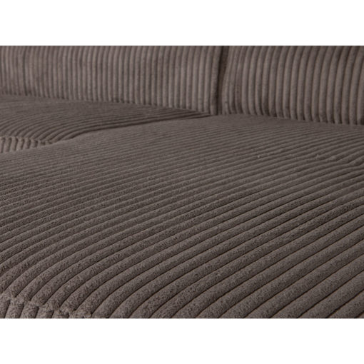 Cord-Sofa Chaiselongue L Nahansicht