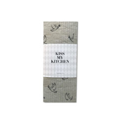 Kiss my Kitchen Schwammtuch Taube Grau