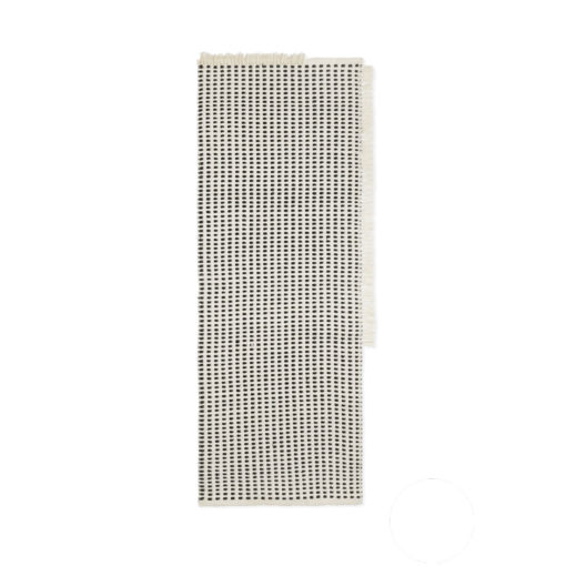 ferm Living Teppich Way Runner Off-White Blue