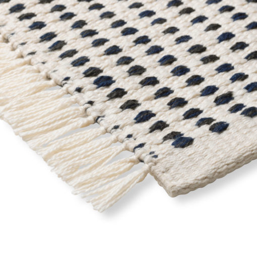 ferm Living Teppich Way Runner Off-White Blue - Image 2