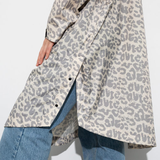 VIVI MARI Raincoat Leo Splashes Grey/Sand - Image 3