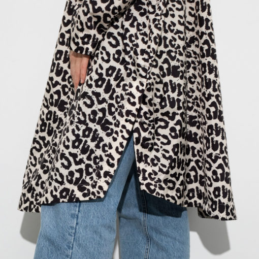 VIVI MARI Raincoat Leo Splashes Black/Sand - Image 4