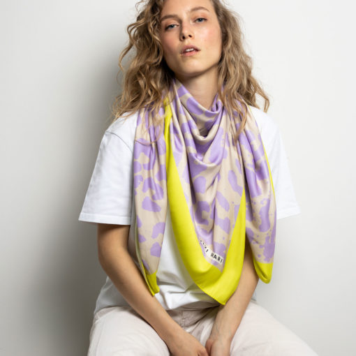 VIVI MARI Schal Leo Lavender/Grey - Image 4